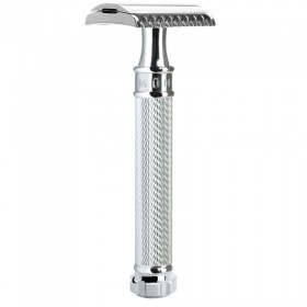 Aparat de ras clasic Safety Razor Muehle cu piaptan deschis R41 Twist 